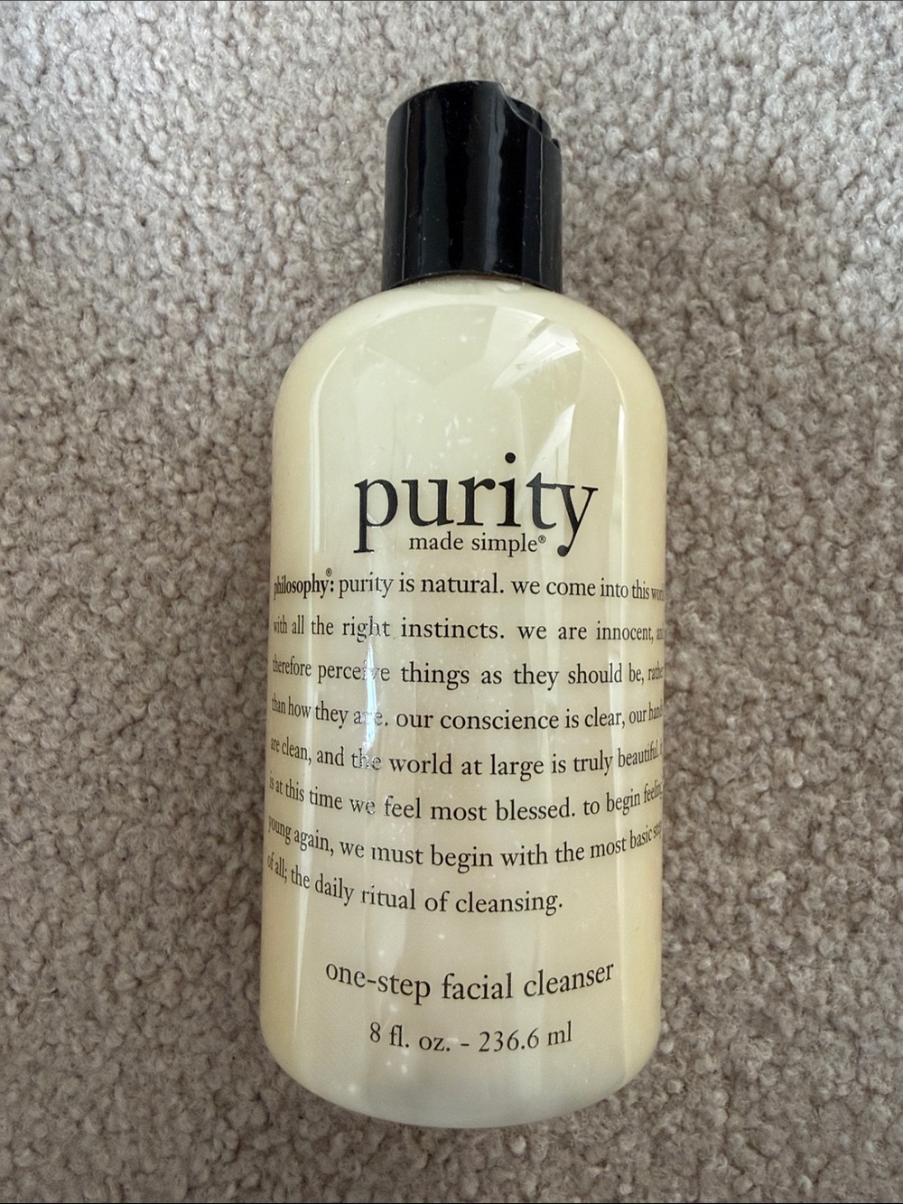 Philosophy Purity One-Step Facial Cleanser - Cream & Black